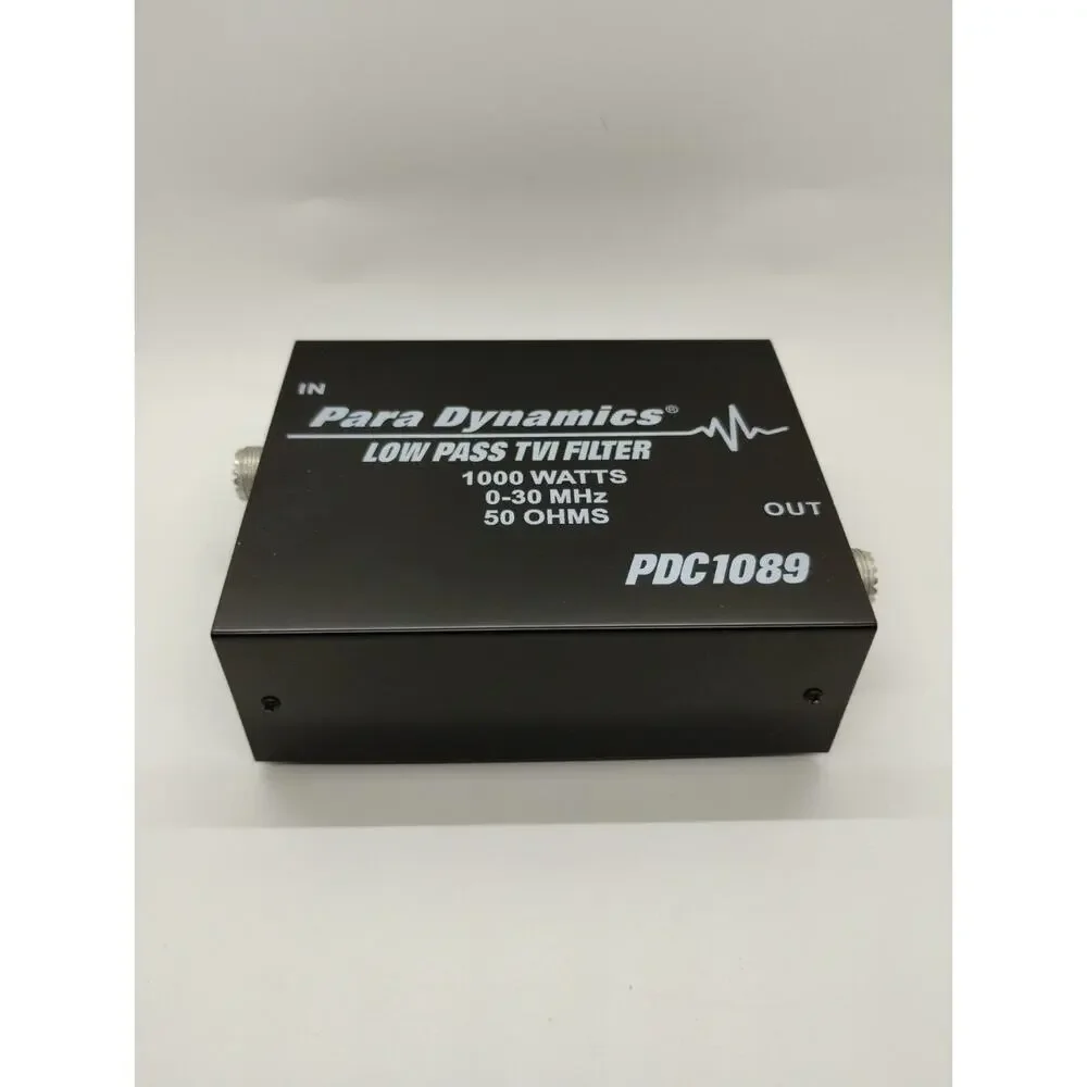 Para Dynamics Low Pass TVI Filter 1000 Watts 0-30 MHz 50 Ohms PDC1089